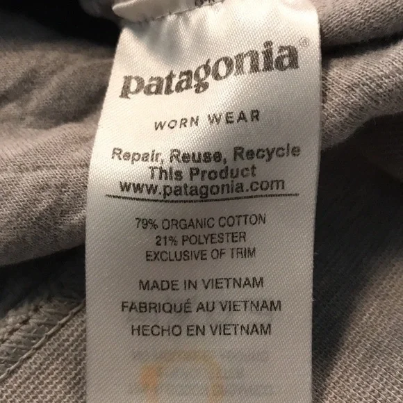 Patagonia Gray and Orange Snap T Quilted Pullover - Picture 7 of 9